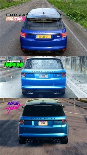 NFS vs Forza: Range Rover SVR V8 Sound Battle! 🔊