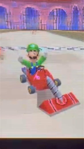 Stealing a win in Mario kart Ds #mariokart #mariokartds