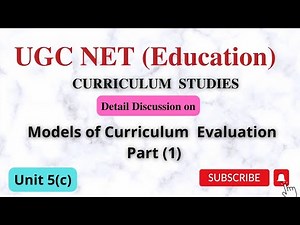 MODELS OF CURRICULUM||Tyler's Model|| EVALUATION ||UGC NET||Paper 2|| Education