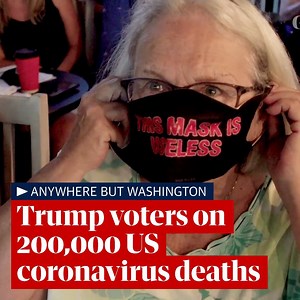 72K views · 784 reactions | Does Trump bear any responsibility for America's 200,000 coronavirus deaths? This is what his voters had to say when they met our US southern bureau chief Oliver Laughland Watch the full first episode of Anywhere but Washington here: https://www.theguardian.com/us-news/video/2020/sep/29/troubled-florida-divided-america-will-donald-trump-hold-this-vital-swing-state-video | The Guardian | Facebook