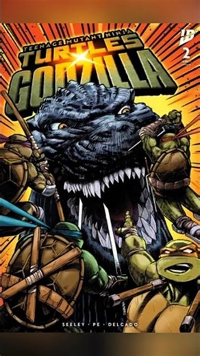 Godzilla & ninja turtles clash!!