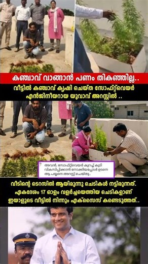 വീട്ടാവശ്യത്തിന് കുറച്ച് കഞ്ചാവ് കൃഷി ചെയ്യുന്നത് ഇത്ര വലിയ തെറ്റാണോ സാറേ... 😂😂