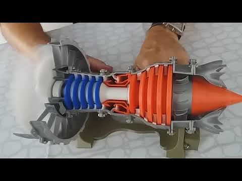 Make Mini Reactor CFM56 In 3D Impression