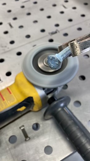 Give normal hardware a custom look with little effort! #welding #grinding #metalshop #fabrication #fyp