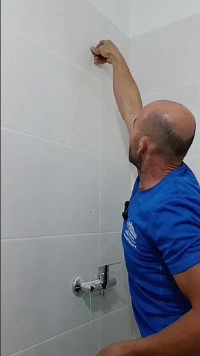 shower rail installation