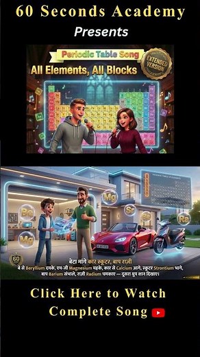 Part 2- Periodic Table Song - Periodic Table अब गाकर याद करो - Ultimate Periodic Table Memory Song