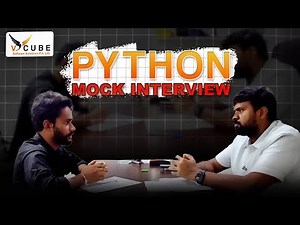 Python Mock Interview –Ace Your Next Tech Interview| V Cube| Best Software Training Institute in HYD