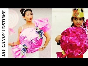 DIY Candy Costume For Fancy Dress Competition | Fancy Dress Costume Ideas | Chocolate Candy Costume