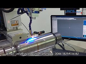 3kw automatic platform fiber laser welding machine with rotary clamp steel welding