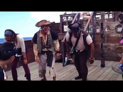 Hawaii pirate ship adventures- dancing the pirate jig