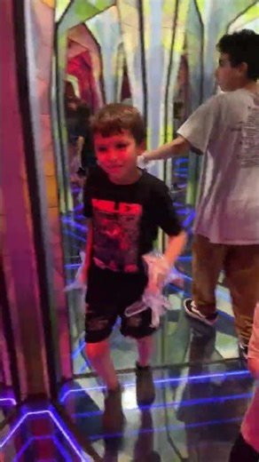 Mirror Maze Fun 🙈😅 #MirrorMaze #Fyp #ItWasFun #BoyMom #Asmr