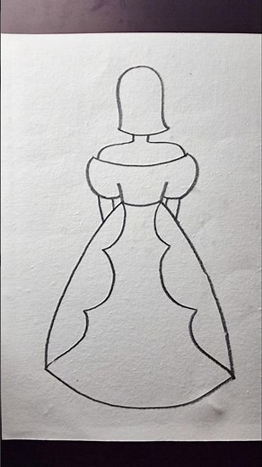 how to draw a princess with pencil step by step