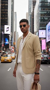 Mens Beige Casual Blazer, Minimalist Vintage Style - Etsy