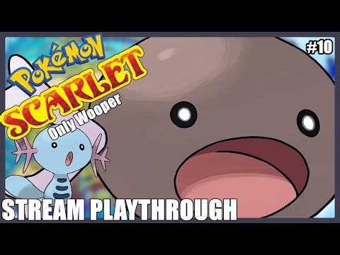 【Pokemon Scarlet With Only Wooper】Wooper Is Just A Little Guy But I Think We Can Win!【#10】