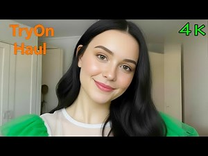 4K Try On Haul See Everything | Transparent Dress, Lingerie & Bikini Try-On Haul With Me
