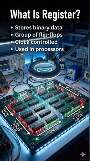 What Is Register?#education #engineering #facts #digitalelectronics #EngineeringShorts #registers