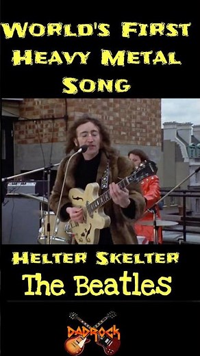 The World's First Heavy Metal Song #TheBeatles #HelterSkelter #HeavyMetal #RockHistory #MusicFacts