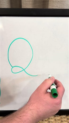 How to Write Q in Cursive - Uppercase and Lowercase