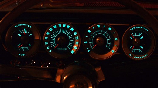 This 1960s-Era Electroluminescent Gauge Cluster Is So Much Better Than a Screen