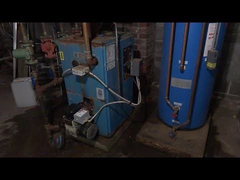 Boiler leaking water repaired