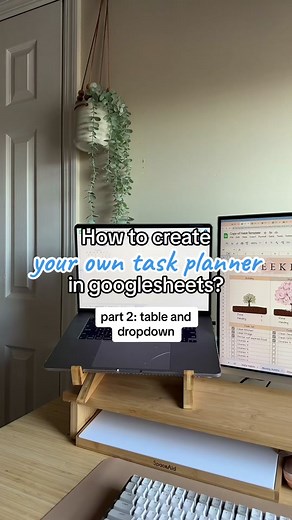 @The Template Babe Part 2: how to create your own task planner? Tables and Dropdowns. #googleplanner #googlesheetstips #googlesheets #googlesheettutorials #googlesheetstrick #taskplanner #googlesheetstrick #taskplanner