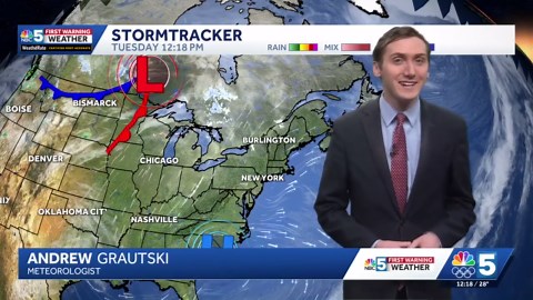 Few rain and snow showers later Wednesday in Vermont (12-16-25)