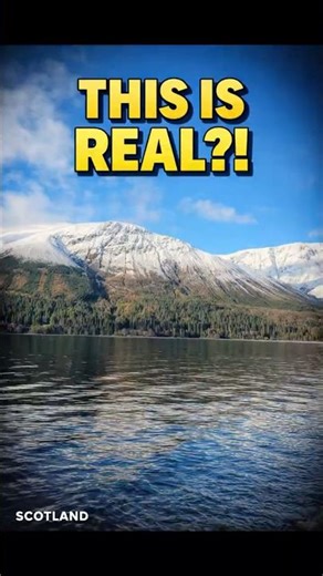 Is This Scotland View Even Real? | Stunning Lake & Snow Mountain Scenery
