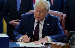 Trump signs $2.2T stimulus after swift congressional votes