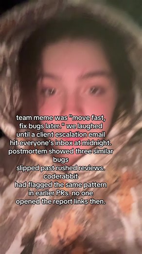 we need to fix these bugs now #TechLessons #EngineeringCulture #Debugging #coderabbit #careerintech