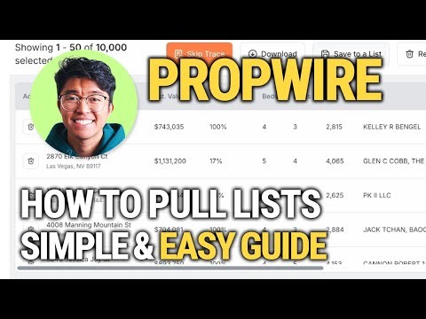 How to Pull Lists from Propwire: Step-by-Step Guide