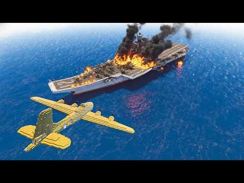 Aircraft Carrier Admiral Kuznetsov Under Massive Air Attack | Epic Naval Destruction | Teardown