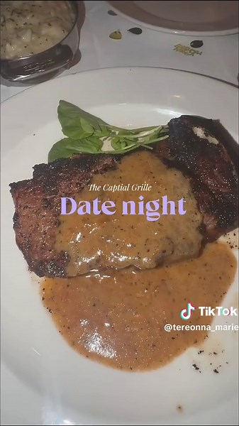 Date night @Capital Grille > The best steak 🥩🥂✨ #DateNightIdeas #CapitalGrille #FoodieFinds #RestaurantReview #FYP