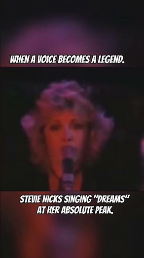 Her vocal control on Dreams is absolutely unmatched #stevienicks #fleetwoodmac #classicrock