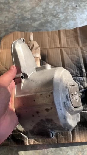 Engine Cover Repaint with Bronze Finish