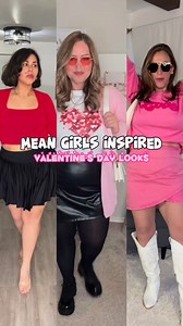 Midsize Besties mean girls inspired Valentine looks! On Saturdays we wear pink (and red) 😂 In honor of the new release of mean girls we thought it would be fun to do a mean girls inspired Valentine Day look! We hope you enjoy our take on Karen, Gretchen & Regina! We think it’s so fetch! Comment LINKS to get the links to shop all of our outfits and make sure you’re following myself, Ironmom40 Fashion & Beauty and Veronica Freund - Body Neutral & Positive Fashion to see our weekly series and shop