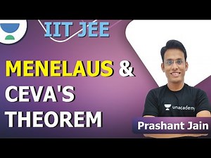 Menelaus & Ceva's Theorem | PRMO and KVPY 2021 | Prashant Jain
