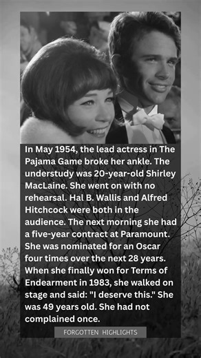The Lead Broke Her Ankle — Shirley MacLaine Went On With No Rehearsal and Never Looked Back