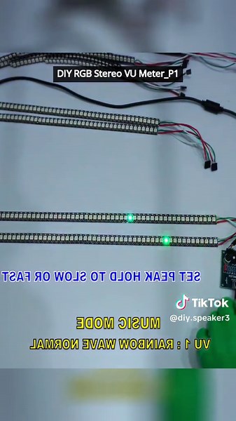 DIY RGB Stereo VU Meter: Build Your Own Speaker System