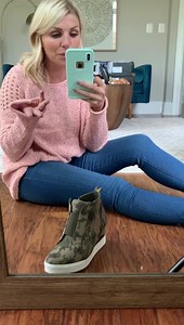 1.9K views · 22 reactions | ❤️Camouflage Wedge Sneaker❤️ Wedge sneakers are of the biggest trends of the year and we are so excited to bring them to our shop!! True to size, super comfy, and will go with any outfit! The wedge is about 2.5 inches. Available in 6, 6.5, 7, 7.5, 8, 8.5, 9, 10, 11 for only $39.00! To order: Comment Sold, Size TO CHECK OUT: Go to www.poppyreg.com and pay within 2 hours ❤ Thanks so much! | Freckled Poppy Boutique | Facebook