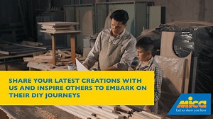 10K views · 300 reactions | Share your latest creations with us and inspire others to embark on their DIY journeys. Whether it's a home improvement triumph or a crafty masterpiece, we want to see it! #MakeitwithMica #LetUsShowYouHow | Mica Hardware | Facebook
