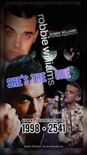 Robbie Williams - She's The One (1998) Lyric Video