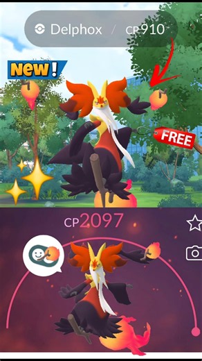 First Ever✨️Mega Delphox Debut in Pokemon Go