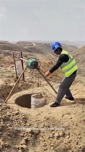 How we build power tower foundations 🏗️#construction #engineering