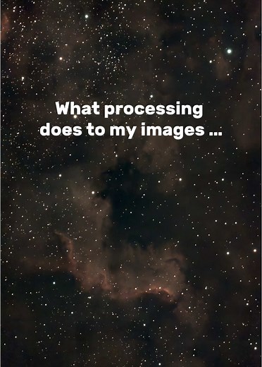What does processing do ? #astronomy #space #spacetok #astrophotography #CapCut #zwo #spacefacts #seestar #nasa