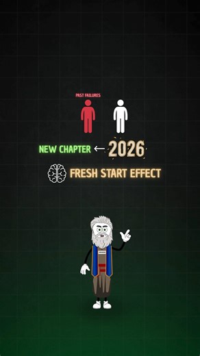 Library of Alexandria - Online Education on Instagram: "Why You Quit Every Year (and How to Fix It) Right now you’re writing next year’s goals, convinced this time will be different. Gym. Business. Discipline. I can already tell you the outcome: about 92% will quit by February. Not because New Year’s resolutions are useless, but because you misunderstand the psychology behind motivation. It’s called the Fresh Start Effect. Your brain treats a new date as a new chapter, separating you from past f