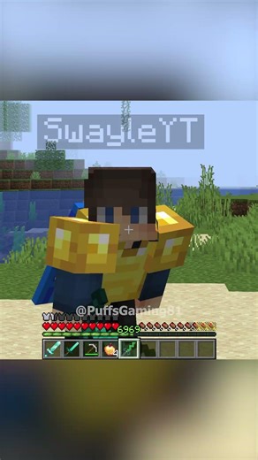 Lucky Block Puff 1V1 #minecraft #shorts