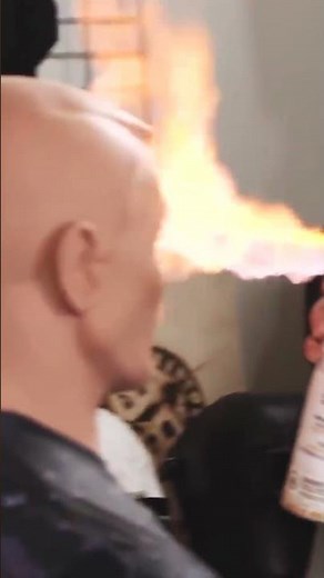Flamethrower Hairspray... is real?