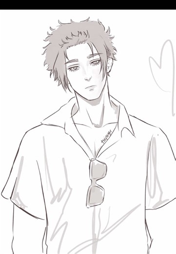 Sae Itoshi Fan Art Creation Process