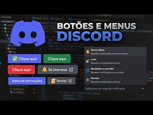 Como os botões e menus de seleção funcionam? - Bot de Discord V14 e Typescript