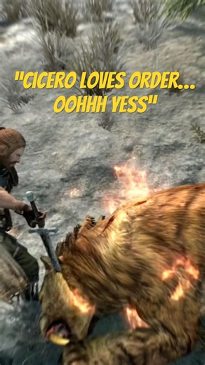 Skyrim SE #sabertoothtiger #elderscrolls #toddhoward #pcgaming #swordsmanship